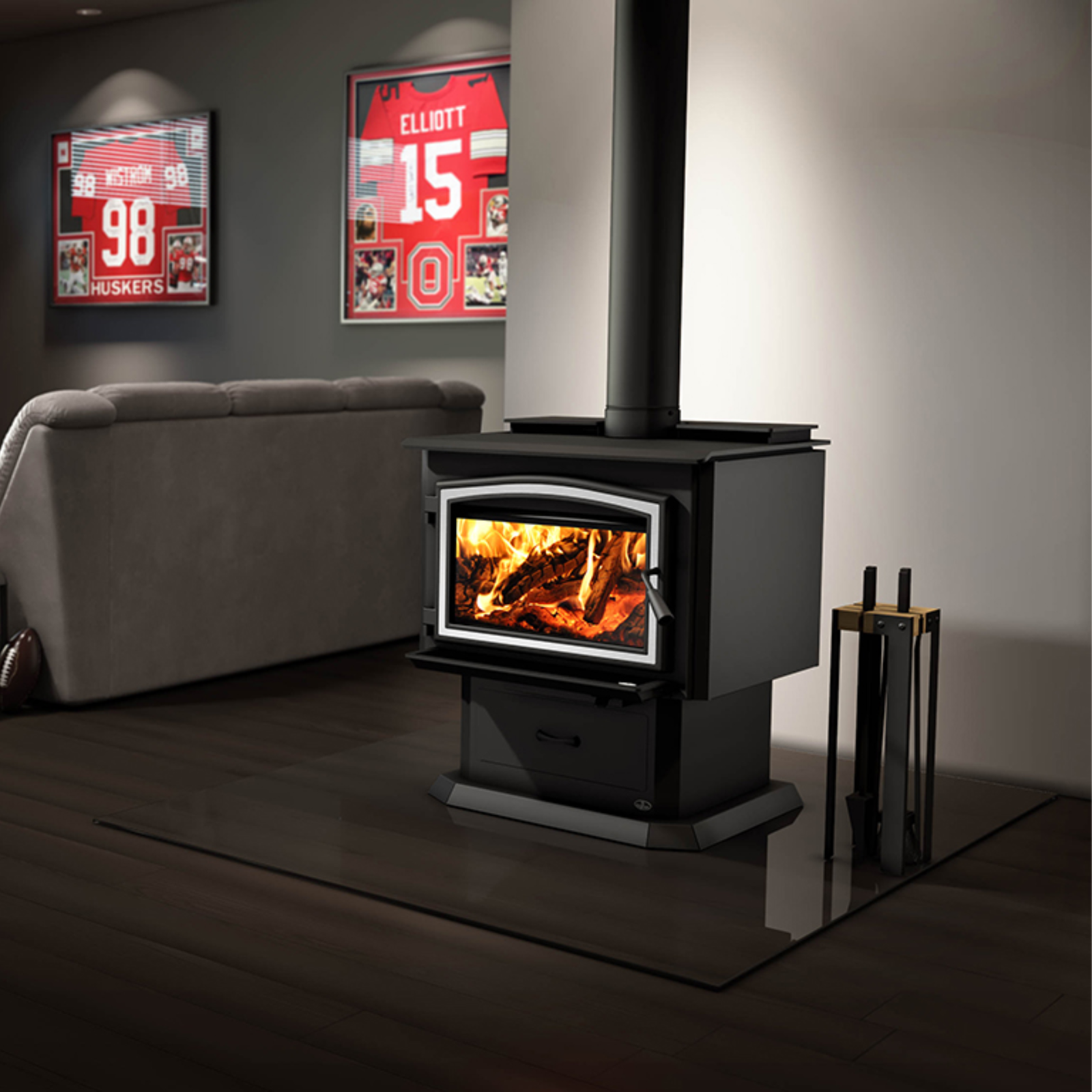 Osburn 3500 Wood Burning Stove With Blower - Image 2