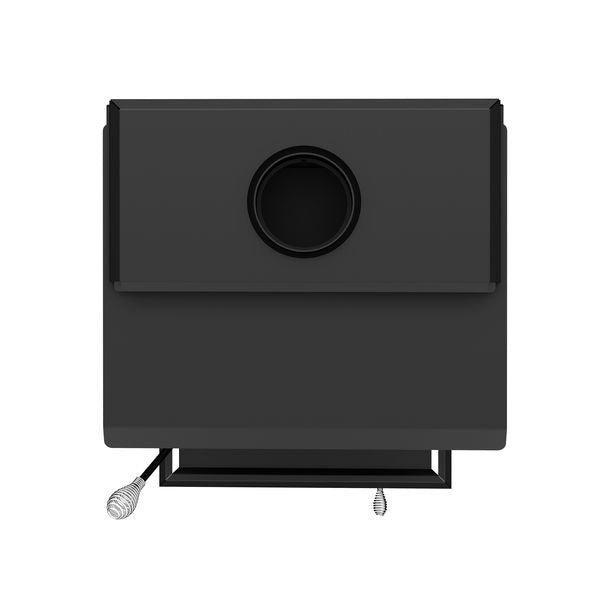 Drolet Escape 1800 Wood Burning Stove On Legs With Brushed Nickel Door DB03112 - Image 5